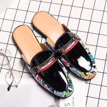 Мужские кожаные туфли с застежкой-молнией на голову, лето 2025, новые модные мужские туфли с неглубоким воротом и одной педалью, дышащие, классные кожаные туфли 37 белый