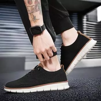 Мужские кроссовки 2024 Air Cushion Men Shoe Lac-Up Men s Safety Shoes Original Trainers Men Punk Tennis Red Mem Dad Boot Deportiva 6.5 хаки