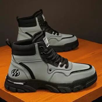 Мужские кроссовки 2024 года, дышащие ботинки для активного отдыха, зимняя обувь для походов и активного отдыха, легкие нескользящие мужские ботинки для пустыни, ботинки челси для мужчин 39 бежевый