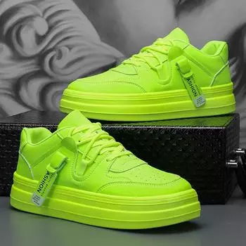 Мужские кроссовки 2025Новые модные дышащие кроссовки с мягкой подошвой, нескользящие, повседневные туфли, высококачественные кроссовки для ходьбы, бега, тенниса 39 зелёный