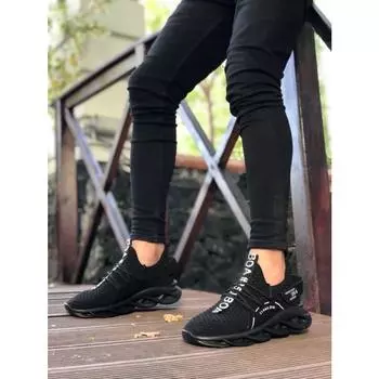 Мужские кроссовки 4,5 см Стильные кроссовки на высокой подошве Трикотаж Дышащая Повседневная Легкая мужская обувь На липучках Деталь 2023