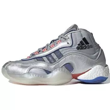 Мужские кроссовки adidas 98 Crazy BYW Silver Metallic Powder-Blue Shock-Red EF5537