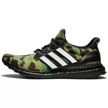 Мужские кроссовки adidas A Bathing Ape x UltraBoost 4.0 Green Camo Black Cloud-White Core-Black F35097