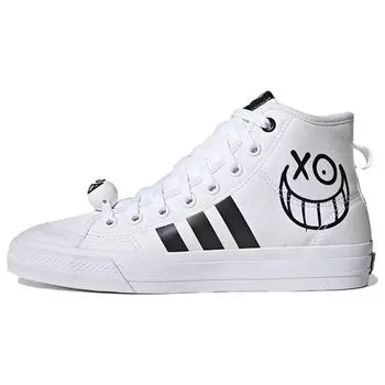Мужские кроссовки adidas Andr Saraiva x Nizza High RF Love Union White Cloud-White Core-Black HQ6861 37