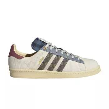Кроссовки унисекс adidas Campus 80s Culture of Los Angeles White Wonder-White Orbit-Green GY4598 46
