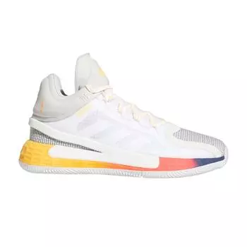 Мужские кроссовки adidas D Rose 11 White Gold Tech Indigo Cloud-White Solar-Gold FW8508