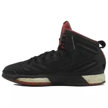 Мужские кроссовки adidas D Rose 6 Boost Road Black Core-Black Light-Scarlet-Running-White S84944