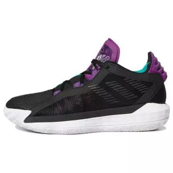 Мужские кроссовки adidas Dame 6 GCA Purple Teal Accents Black Core-Black Silver-Metallic EF9872