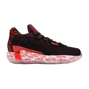Мужские кроссовки adidas Dame 7 GCA I Am My Own Fan 2KDAY Black Core-Black Solar-Red G55199