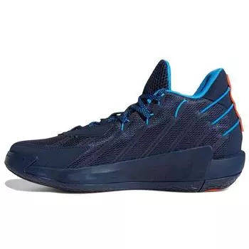 Мужские кроссовки adidas Dame 7 Lights Out Blue Team, темно-синие, ярко-синие FZ1103 40