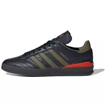 Мужские кроссовки adidas Descendant x Crustar Olive Stripes Blue Legend-Ink Raw-Khaki EH1676