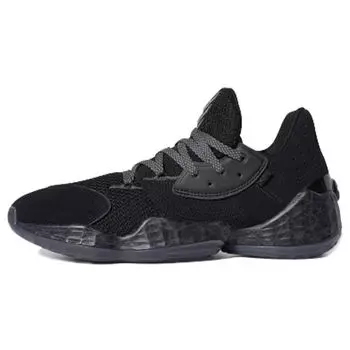 Мужские кроссовки adidas Harden Vol.4 GCA Lights Out Black Core-Black Solid-Grey FV5572