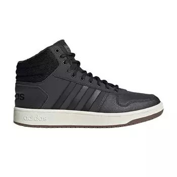 Мужские кроссовки adidas Hoops 2.0 Mid Carbon Gum Black Core-Black White-Tint GZ7959 40