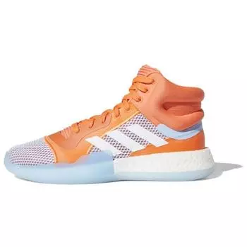 Мужские кроссовки adidas Marquee Boost Hi-Res Coral Blue Orange Cloud-White Glow-Blue F97276