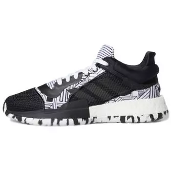 Мужские кроссовки adidas Marquee Boost Low Graffiti Black Core-Black Cloud-White F97281