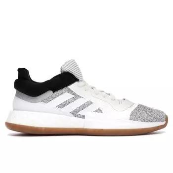 Мужские кроссовки adidas Marquee Boost Low White Gum Grey Off-White Footwear-White D96933