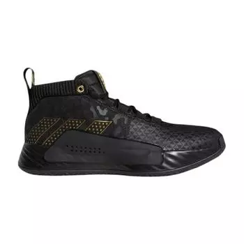 Мужские кроссовки adidas Marvel x Dame 5 Killmonger Black Core-Black Gold-Metallic EG6577