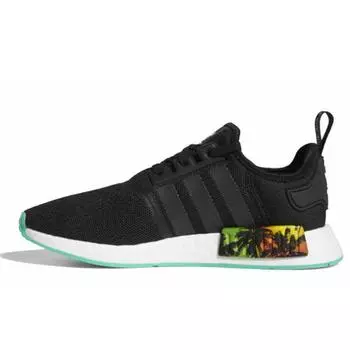 Мужские кроссовки adidas NMD_R1 Palm Trees Black Core-Black Hi-Res-Green EF2330