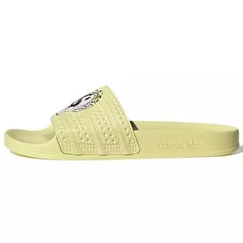 Мужские кроссовки adidas Palace x Slides Wellness желтые Weiss Schwarz GZ3230 39