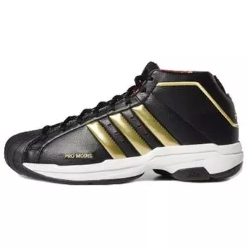 Мужские кроссовки adidas Pro Model 2G Forbidden City Black Core-Black Gold-Metalic FW3138