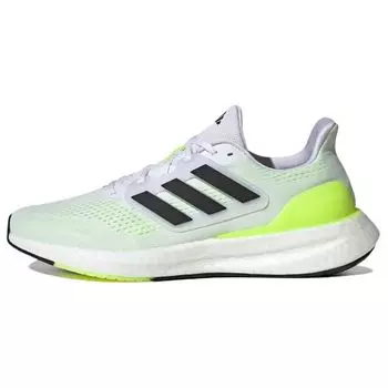 Мужские кроссовки adidas PureBoost 23 White Lucid Lemon Cloud-White Core-Black IF2379 40