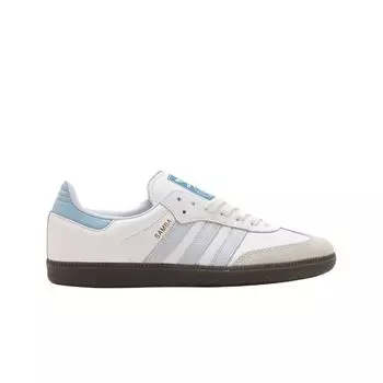 Мужские кроссовки Adidas Samba OG Core White Halo Blue ID2055