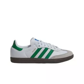 Мужские кроссовки Adidas Samba OG White Green IG1024