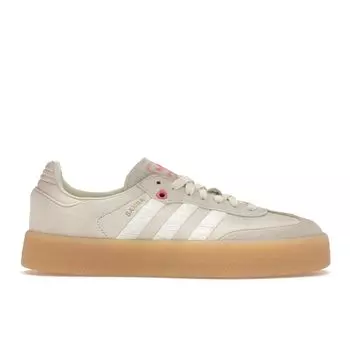 Мужские кроссовки adidas Sambae Valentines Day 2024 Cream Ivory Pink-Fusion ID1104 39
