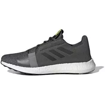 Мужские кроссовки adidas SenseBoost Go Grey Black Grey-Six Core-Black Solar-Yellow EF1581