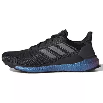 Мужские кроссовки adidas Solar Boost 19 Purple Tint Black Core-Black Solar-Red EG2363