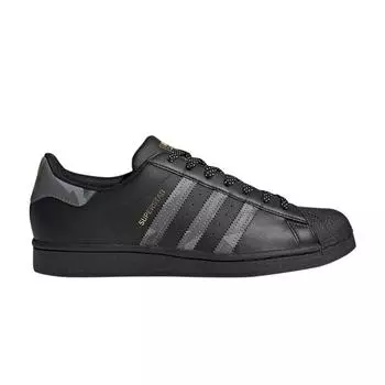 Мужские кроссовки adidas Superstar Black Camo Core-Black Gold-Metallic FX9087