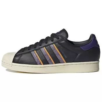 Мужские кроссовки adidas Superstar Black Violet Fusion Snakeskin Core-Black Cream-White FZ6475 40