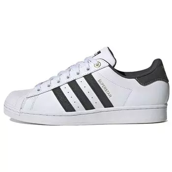 Мужские кроссовки adidas Superstar White Carbon Gold Cloud-White Core-Black ID1712 42