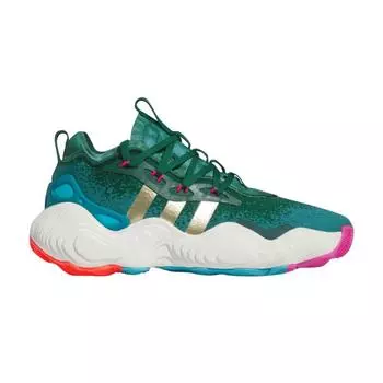 Мужские кроссовки adidas Trae Young 3 96 Olympics Green Team, темно-зеленые, золотисто-металлические, IE9301 40