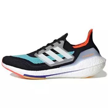Мужские кроссовки adidas UltraBoost 21 Black Pulse Aqua Core-Black Cloud-White S23867 40