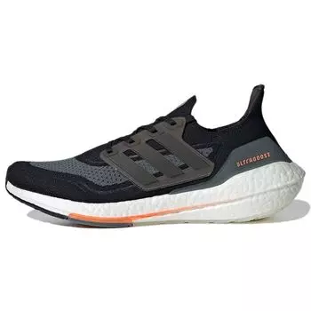 Мужские кроссовки adidas UltraBoost 21 Black Screaming Orange Core-Black Blue-Oxide FY0389 40