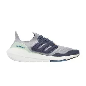 Мужские кроссовки adidas UltraBoost 22 Halo Silver Shadow-Navy Linen-Green GX9158 44