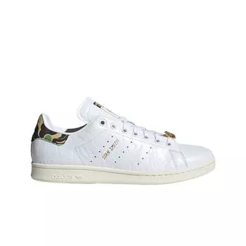 Мужские кроссовки Adidas x BAPE Stan Smith Cloud White Off White IG1115