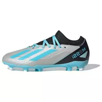 Мужские кроссовки adidas X Crazyfast Messi.3 FG Infinito Pack Silver Silver-Metallic Bliss-Blue IE4078 42