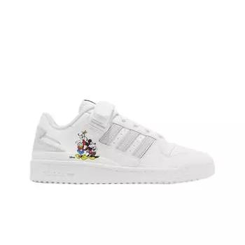 Мужские кроссовки Adidas x Disney Forum Low White Vivid Red GW9535