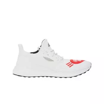 Мужские кроссовки Adidas x Human Made x Pharrell Williams Solar Hu White Red EG1837