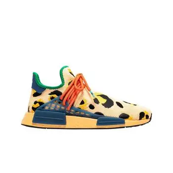 Мужские кроссовки Adidas x Pharrell Williams Hu NMD Animal Print Pulse Amber Bold Gold HP3221