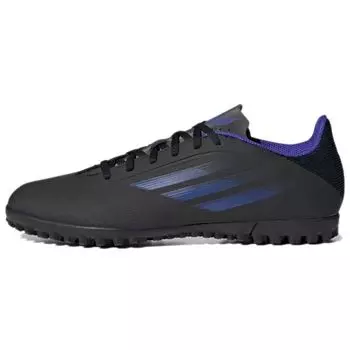 Мужские кроссовки adidas X Speedflow.4 Turf Core Black Sonic Ink солнечно-желтые FY3333 40