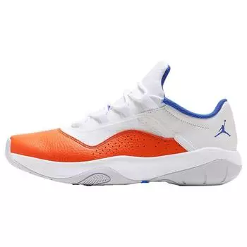 Мужские кроссовки Air Jordan 11 CMFT Low Wheaties White Safety-Orange Hyper-Royal CW0784-108