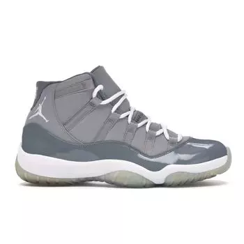 Мужские кроссовки Air Jordan 11 Retro Cool Grey 2010 Средне-серые Бело-холодно-серые 378037-001