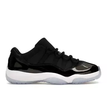 Мужские кроссовки Air Jordan 11 Retro Low Space Jam черные Varsity-Royal White FV5104-004 42.5