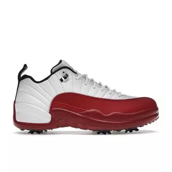 Мужские кроссовки Air Jordan 12 Low Golf Cherry Белый металлик-серебристый университетский красный DH4120-161 41