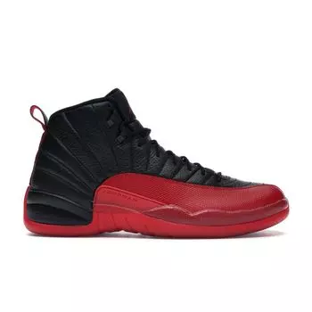Мужские кроссовки Air Jordan 12 Retro Flu Game 2016 Черный черный университетско-красный 130690-002 41