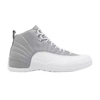 Мужские кроссовки Air Jordan 12 Retro Stealth серо-белые прохладно-серые CT8013-015 43