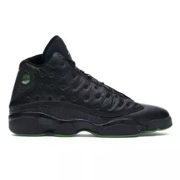 Мужские кроссовки Air Jordan 13 Retro Altitude 2005 Черные Altitude-Зеленые 310004-031